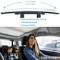 Kitbest Rear View Mirror, Universal Interior Clip On Panoramic Rearview Mirror to Reduce Blind Spot Effectively – Wide Angle – Convex – For Cars, SUV, Trucks (Bonus 2 PCS Blind Spot Mirrors)