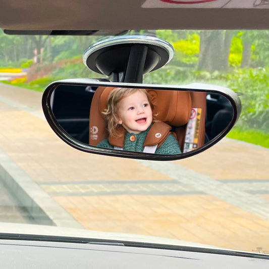 Baby Car Mirror, KITBEST Rear View Mirror for Baby on Car Back Seat, Shatterproof Adjustable Car Baby Rearview Mirror to See Rear Kids, Babies, Infants and Newborn