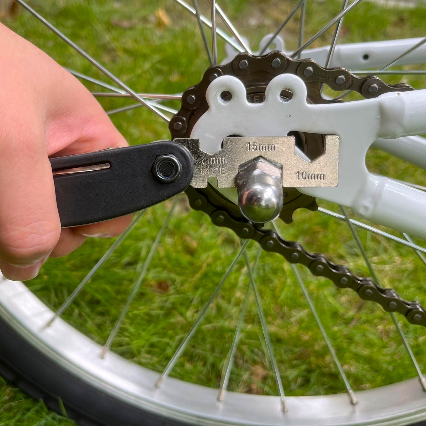 Kitbest Fahrrad Reparaturset, Fahrrad Werkzeugset Reparatursatz mit 16-in-1 Fahrrad Multitool, Fahrrad Werkzeug Reparaturset Flickzeug Set Fahrradwerkzeug multitool werkzeug für Unterwegs