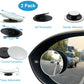 Rear View Mirror, KITBEST Universal Rearview Mirror, Car Interior Rear View Mirror with Adjustable Suction Cup, Car Inside Mirror for SUV, Vans, Trucks (Bonus 2 PCS Blind Spot Mirrors)