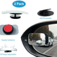 Kitbest Rear View Mirror, Panoramic Rearview Mirror Clip On Car Mirror – Universal Wide Angle Car Mirror – Flat– For Cars, SUV, Trucks (Bonus 2 PCS Blind Spot Mirrors – Square)