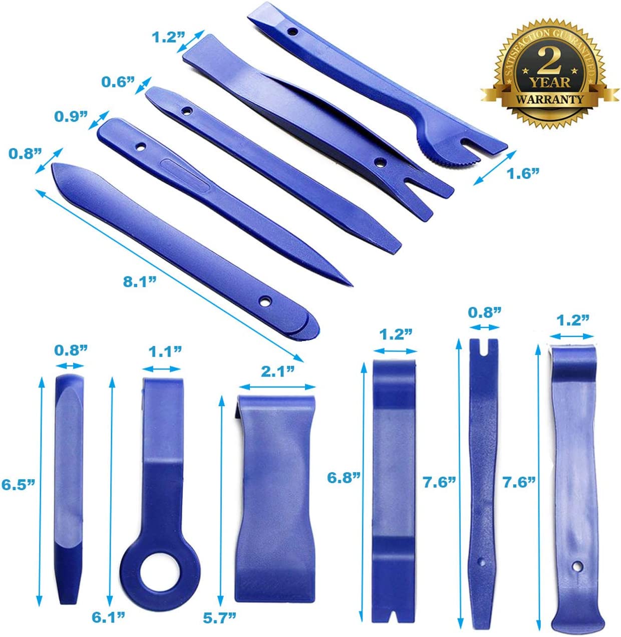 Kitbest Trim Removal Tool, 12Pcs Auto Panel Removal Tool