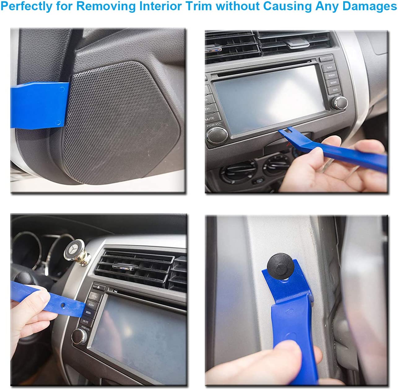 Kitbest Trim Removal Tool, 12Pcs Auto Panel Removal Tool