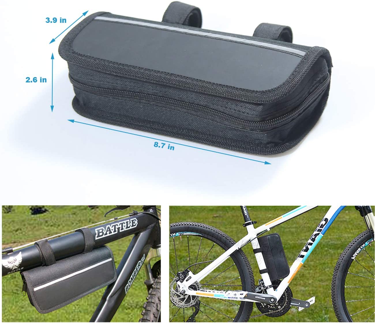 Bike Repair Bag, Bike All in One Multi Tool Set, Maintain Bike Repair Tool Kit Portable Bike Bag