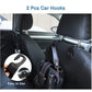 Kitbest Car Bin, Car Trash Can with Lid 60 pcs Trash Bags, Mini Small Car Rubbish Garbage Bins for Front and Back of Car, Portable Cute Car Accessories for Storage and Organization, Waterproof, Black