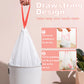 KITBEST 20l Bin Liners Drawstring Trash Bags, 100 Tie Handle Swing Food Waste Bags Small Biodegradable Caddy Pedal Rubbish Garbage Bags for Bathroom Office Toilet Kitchen Trash Bin (50 x 60cm)