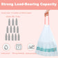 KITBEST 20l Bin Liners Drawstring Trash Bags, 100 Tie Handle Swing Food Waste Bags Small Biodegradable Caddy Pedal Rubbish Garbage Bags for Bathroom Office Toilet Kitchen Trash Bin (50 x 60cm)