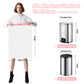 30 Liter Bin Liners 60 Bags, KITBEST Drawstring Bin Bags with Tie Handle, Strong Trash Garbage Rubbish Bags for Bathroom Bedroom Kitchen Office Waste Paper Bin (60cm X 65cm, White)