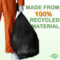 Heavy Duty Bin Bags 50 Litre, KITBEST Recyclable Black Bin Liners, 40 Plastic Rubbish Garbage Trash Dustbin Bags, 50L Sustainable Refuse Sacks for Large Home Office Kitchen Garden Waste Bin (60x80cm)
