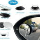 KITBEST Rear View Mirror, Rearview Mirror with Suction Cup, Universal Car Interior Rear View Mirror (360 Degree Adjustable Angle), Wide Angle Car Mirror (Bonus 2 PCS Blind Spot Mirrors)