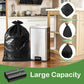 Heavy Duty Bin Bags 50 Litre, KITBEST Recyclable Black Bin Liners, 40 Plastic Rubbish Garbage Trash Dustbin Bags, 50L Sustainable Refuse Sacks for Large Home Office Kitchen Garden Waste Bin (60x80cm)