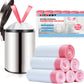 10L Bin Bags Small Bin Liners (120 Bags), Drawstring Trash Bags with Tie Handle, KITBEST No-Tear Caddy Liner Pedal Garbage Bags for Bathroom, Toilet, Kitchen, Office Waste Bin (45x50cm)