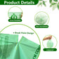 KITBEST 10L Compostable Bin Liners 150 Food Waste Bags, Biodegradable Green Caddy Liner with EN13432 Certification, Home Compost Kitchen Trash Waste Garbage Bin Bags Small