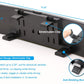 Kitbest Anti-Glare Rearview Mirror, Clip-On - Wide Angle - Panoramic - Convex - Universal For Car SUV Trucks - Blue