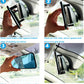Kitbest Anti-Glare Rearview Mirror, Clip-On - Wide Angle - Panoramic - Convex - Universal For Car SUV Trucks - Blue