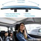 Kitbest Anti-Glare Rearview Mirror, Clip-On - Wide Angle - Panoramic - Convex - Universal For Car SUV Trucks - Blue